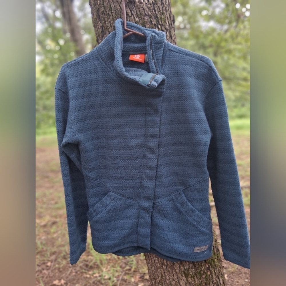 Blue Merrell Full-Zip Sweater